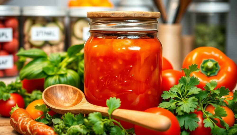storing roasted red pepper soup
